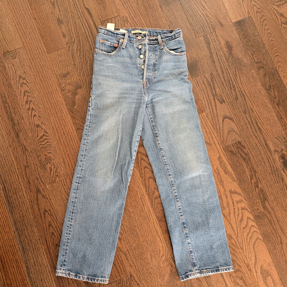 Levi's Classic Blue Straight Leg Jeans